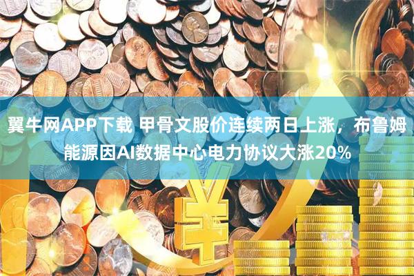 翼牛网APP下载 甲骨文股价连续两日上涨，布鲁姆能源因AI数据中心电力协议大涨20%