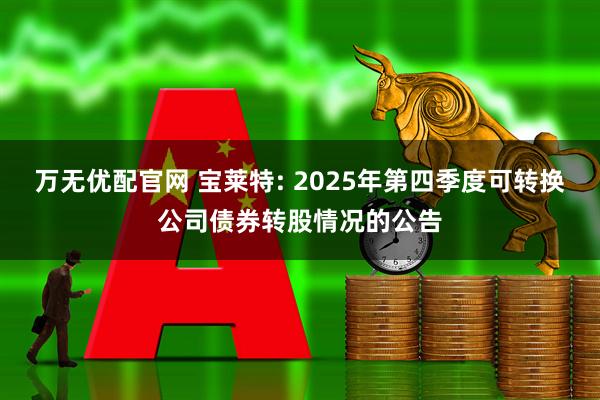 万无优配官网 宝莱特: 2025年第四季度可转换公司债券转股情况的公告