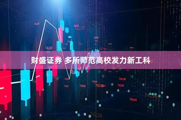 财盛证券 多所师范高校发力新工科